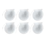 Sachets de Thé pour Infusion en Pâte de Bois Jetables 100 Pièces Ronds | Papier Monocouche Blanc, Filtrage Vertical et Nettoyage sans Résidu, pour Café, Voyageurs, Pétales