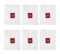 Sachets de Thé Vides en Nylon Corde 100 Pièces Blanc