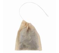 Sachets de thé vides jetables, 100 pièces, infuseur à filtre étanche avec cordon de serrage pour thé en feuilles, marc de café, herbes, épices