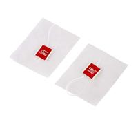 Sachets de thé vides transparents en Nylon, 100 pièces, avec cordon de serrage, pour filtrer les herbes en vrac, le thé, qualité alimentaire, matériau Non toxique et sûr, 6,5x8cm