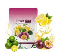 Sachets De Tisane Beauty Rose - Infusion De Pulpe De Fruits Mélangés 100% Naturelle Et Nourrissante For La Peau, Format Individuel À Emporter(2PCS)