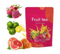 Sachets De Tisane Détox Aux Fruits Naturels - Tisane Rafraîchissante For Une Détox Quotidienne, Sans Caféine(2PCS)
