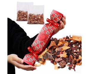 Sachets D'épices pour Vin Chaud de Noël Aux Arômes Fruités, Ingrédients Entièrement Naturels Mélangés à la Main, Sacs Réutilisables pour Mijoter