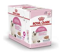 Royal Canin Kitten Mousse en sauce – Nourriture humide, texture moelleuse – 12 x 85 g