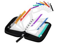 Sachets médicament - Pochette nomade réutilisable | Étui imperméable 14 logements fermeture éclair - séniors, femmes, hommes - matin, midi, soir - grande contenance hebdomadaire