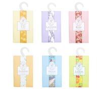 Sachets Parfumés,12 PCS Sachet Armoire Parfumé Desodorisant Maison Parfum Placard Naturelle Parfum Pochette Lavande Jasmin Lys Rose Océan Citron pour Placard Et Voiture