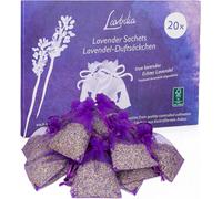 Sachets Parfumés Lavande-20 Sachets De 6 G Pour Armoire,Linge Et Placard-Désodorisant Lavande Séchée Pour Maison Et Voiture-Parfum Pour Une Fraîcheur Apaisante Et Longue Durée