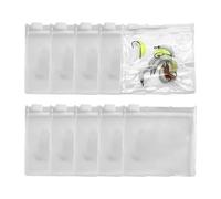 Sachets Pilules - 10 Pack 8x8cm Zip Étanche | Petit Sac Pilules Organisation Compléments Bijoux Voyage Bureau Camping Loisirs