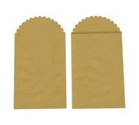Sachets pochette kraft - GRAINE CRÉATIVE - 13 x 7 cm - Marron - 6 pièces
