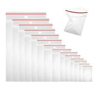 Sachets refermables transparents avec perforation | Sacs en plastique | Sacs de fermeture | Sacs alimentaires | 27 tailles au choix (200 pièces, 120 x 180 mm)