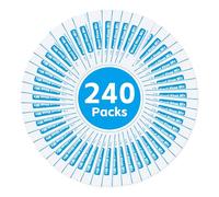 Sachets Sel Nasal, 240x2.7g Sachets De Douche Nasale, Sachets De Sels De Rinçage Des Sinus, Sel D'irrigation de Nez, Sel Pour Rinçage Nasal Pour Douche Nasale, Kit Sinus Rinse, Irrigation Nasale