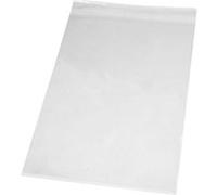 Sachets transparents plats à fermeture autocollante - 22,5 x 31,2 cm - 20 pcs G
