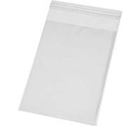 Sachets transparents plats à fermeture autocollante - 9,7 x 12,9 cm - 20 pcs G