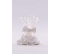 Sachets Transparents Pour Bulles Alimentaires 50 Pcs, Polypropylène, Blanc Et Rose, 9x12,5cm