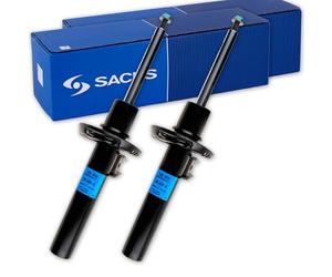 SACHS 2x Amortisseur Jambe de suspension Pression de gaz Essieu avant amortisseurs Compatible avec VW Touran I 1T1, 1T2 313 053