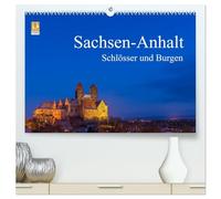 Sachsen-Anhalt - Schlösser und Burgen (hochwertiger Premium Wandkalender 2026 DIN A2 quer), Kunstdruck in Hochglanz: Geschichtsträchtige Orte in Sachsen-Anhalt im schönsten Licht