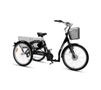 SachsenRAD T3A Trio II - Tricycle Électrique Pliable avec Différentiel pour Une Stabilité Optimale, Enjambement Bas pour Seniors, Alarme, Pneus Kenda & Éclairage StVZO