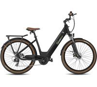 SachsenRAD Velo Electrique Adulte C5 Centro - VAE SUV Tout-Terrain avec Cadre Bas - Moteur Central 70Nm et Capteur de Couple - Autonomie 130km - VTC Ville et Trekking 27.5 Pouces