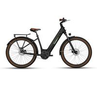 SachsenRAD Velo Electrique Adulte C5 Centro - VAE SUV Urbain avec Transmission par Courroie - Cadre Bas et Moteur Central 70Nm - Capteur de Couple et Alarme Antivol - VTC 27.5"