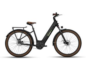 SachsenRAD Velo Electrique Adulte C5 Centro - VAE SUV Urbain avec Transmission par Courroie - Cadre Bas et Moteur Central 70Nm - Capteur de Couple et Alarme Antivol - VTC 27.5"