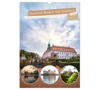 Sachsens Burgen und Schlösser mit Ortsangaben (Wandkalender 2026 DIN A3 hoch), CALVENDO Monatskalender: Entdecke die schönsten Burgen und Schlösser Sachsens mit Ortsangaben.