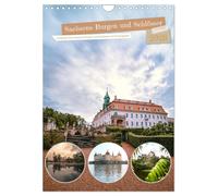 Sachsens Burgen und Schlösser mit Ortsangaben (Wandkalender 2026 DIN A4 hoch), CALVENDO Monatskalender: Entdecke die schönsten Burgen und Schlösser Sachsens mit Ortsangaben.