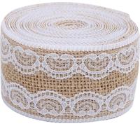 Sacklap Ribbon 5.5YD DIY Divers styles Rouleau de dentelle pour les fêtes de mariage Emballage cadeau Arts industriels des deux côtés