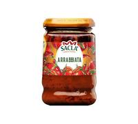SACLA - Sauce Arrabbiata | Savoureuse et épicée | Idéale pour vos pâtes et plats chauds | le pot de 190 g | LOT DE 4