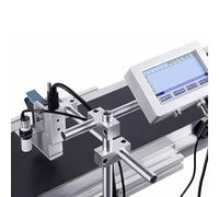 SACLMD Imprimante à Jet d'encre Industrielle,codeur de Lots en Ligne pour l'impression de Texte,de numéros,de Date de Fabrication/Expiration,d'heure,de Codes à Barres,12.7mm