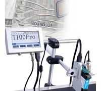 SACLMD Machine de Codage à Jet d'encre Automatique,Machine de Codage à Jet d'encre,imprimantes à Jet d'encre industrielles,pour Le marquage de Ligne de Production sur n'importe Quel Produit,25.4mm