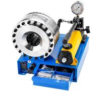 SACLMD Pince à sertir Les tuyaux,sertissage des tuyaux hydrauliques Haute Pression,Outil de sertissage des tuyaux hydrauliques manuels,avec 7 Jeux de Matrices