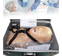 SACLMD Simulateur d'intubation trachéale,Modèle d'enseignement de Mannequin d'intubation Adulte en,modèle de Formation à l'intubation trachéale Humaine