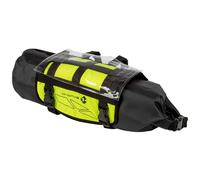 Sacoche Velo Cintre M Wave 100 % Waterproof Noir/Jaune Fluo Volume 10l (590x230mm) Multicolore