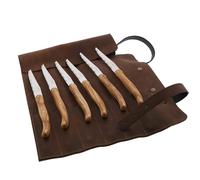 Sacoche 6 couteaux olivier