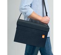 sacoche à accessoires pour tableau blanc nobo équipée, anthracite