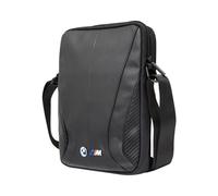 Sacoche à bandoulière pour tablette BMW 10", noir - design carbone