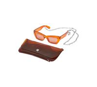 Sacoche Ã lunettes de soleil avec sangle et Venise Urban Classics Marron TU