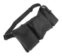 Sacoche à Outils de Taille en Toile Noire, Réglable, à Poches Multiples | Utilisation des Mains, Grosse Capacité, pour Chiffons et Outils de Nettoyage, Entrepôt