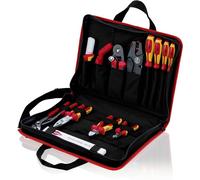 Sacoche à outils équipée Knipex neu 00 21 11 pour électricien 14 pièces (L x l x H) 410 x 296 x 61 mm