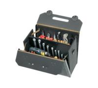 Sacoche à outils Parat TOP-LINE 17000581 Dimensions : (L x l x H) 460 x 210 x 340 mm Cuir de vachette, parois latérales en plastique HDPE (17000581)