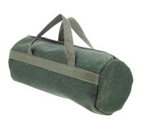 Sacoche à Outils Portative en Toile Coton Kaki, Rangement Large | Dirt-resistant, Légère, Organisation Raisonnée, Fermeture Zippée, pour Entretien et Transport, Format Pratique