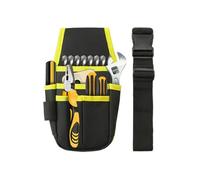 Sacoche à Outils Professionnelle, Ceinture à Outil d'électricien, Porte-Outil Sac de Ceinture, Pochette D'électricien Professionnel, Sac de Ceinture de Stockage de Matériel pour Plombiers(Jaune)