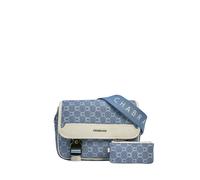 Chabrand Sacoche 85050718 Toile enduite et cuir 23 x 18 x 6 cm Bleu