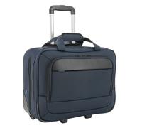 Sacoche à roulettes PC 14-17"", Mallette à roulettes, Sac Affaires/Voyage Court Séjour, Matière Déperlante 20% Recyclé, Bleu Marine