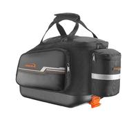 Sacoche arrière - IBERA - Commuter - Fixation PakRak porte-bagage - 15 L - Noir