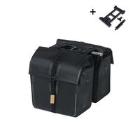 Basil – Sacoches vélo Urban Dry MIK verrouillable 50 L étanches Noir mat