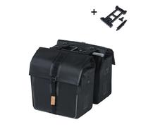 Basil – Sacoches vélo Urban Dry MIK verrouillable 50 L étanches Noir mat