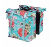 Basil Sacoches Bloom Field Mik 28-35l Avec Réfléchissants One Size Blue / Flowers