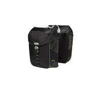 Sacoche arriere velo double basil miles waterproof 32l noir liseret jaune fluo (