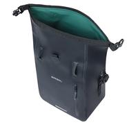Sacoche arriere velo laterale basil rivo waterproof 12-15l noir fixation mik hoo
